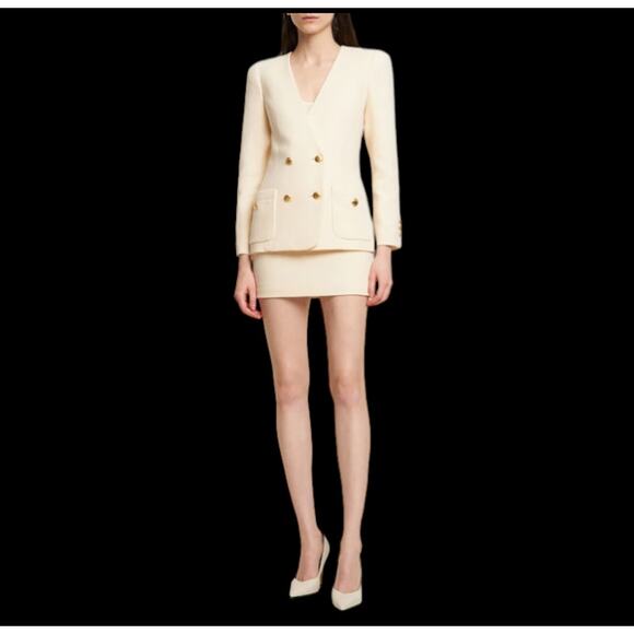 Dolce & Gabbana Virgin Wool Beige Skirt | Size 2 - Picture 6 of 6